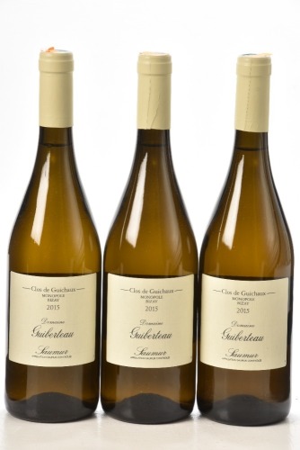 Saumur Blanc Clos de Guichaux Monopole Bizay 2015 Domaine Guiberteau 3 bts In Bond