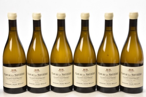 Puligny Montrachet 1er Cru Clos de la Mouchere 2021 Domaine Henri Boillot 6 bts OCC In Bond