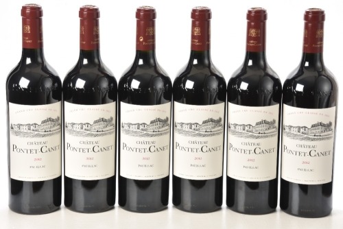 Chateau Pontet Canet 2012 Pauillac 6 bts OWC In Bond