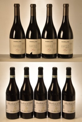 Barolo Liste 2010 Damilano 4 bts Barbera d'Alba 2015 Giulia Negri 5 bts Above 9 bts