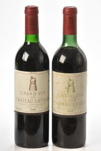 Chateau Latour 1967 Pauillac 1bt Chateau Latour 1986 Pauillac 1bt above 2bts