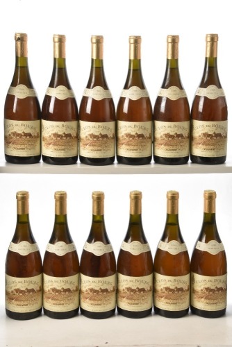 Vouvray Clos Du Bourg Moelleux 1989 Domaine Huet 12 bts