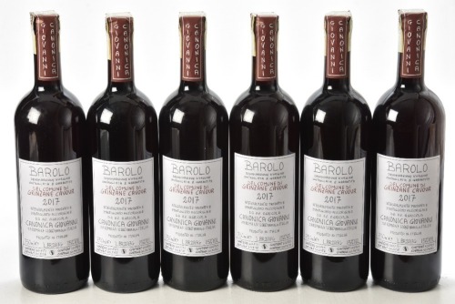 Barolo Grinzane Cavour 2017 Giovanni Canonica 6 bts OCC In Bond