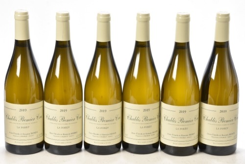 Chablis 1er Cru La Foret 2019 Domain Jean-Claude Romain Bessin 6 bts OCC In Bond