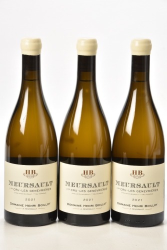 Meursault 1er Cru Les Genevrieres 2021 Domaine Boillot Henri 3 bts IN BOND