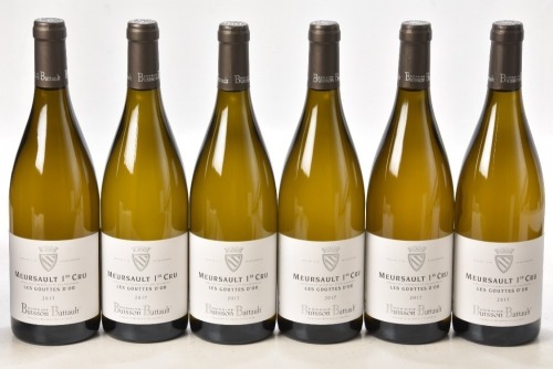 Meursault 1er Cru Les Gouttes d'Or 2017 Domaine Buisson Battault 6 bts OCC In Bond