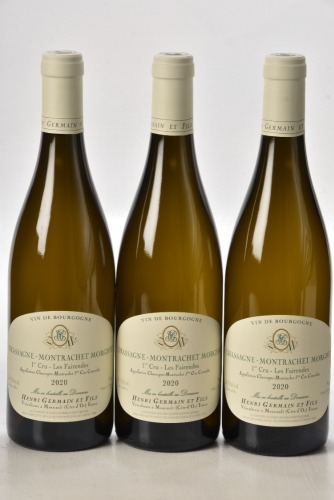 Chassagne Montrachet 1er Cru Morgeot Les Fairendes 2020 Domaine Henri Germain et Fils 3 bts IN BOND