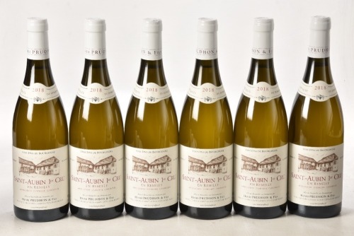 Saint Aubin 1er Cru En Remilly 2018 Domaine Henri Prudhon 6 bts OCC In Bond