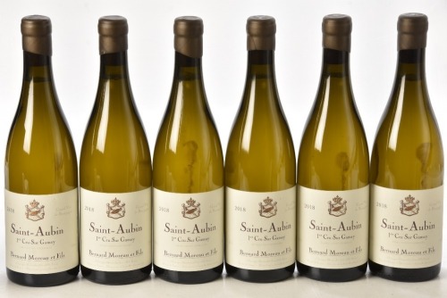 Saint Aubin1er Cru Sur Gamay 2018 Domaine Bernard Moreau 6 bts OCC In Bond