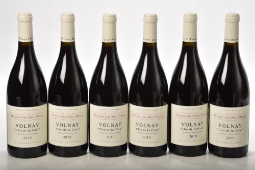 Volnay Clos de la Cave 2019 Domaine Jean Marc Bouley 6 bts OCC In Bond