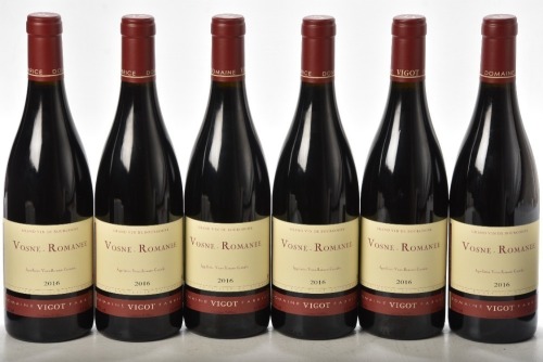 Vosne Romanee 2016 Domaine Fabrice Vigot 6 bts OCC In Bond