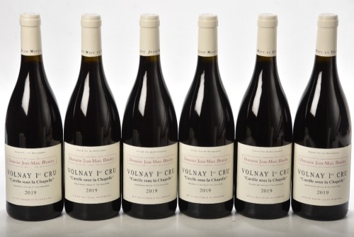 Volnay 1er Cru Carelle sous la Chapelle 2019 Domaine Jean Marc Bouley 6 bts OCC In Bond