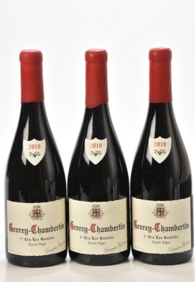 Gevrey Chambertin 1er Cru Les Goulots 2019 Domaine Fourrier 3 bts In Bond