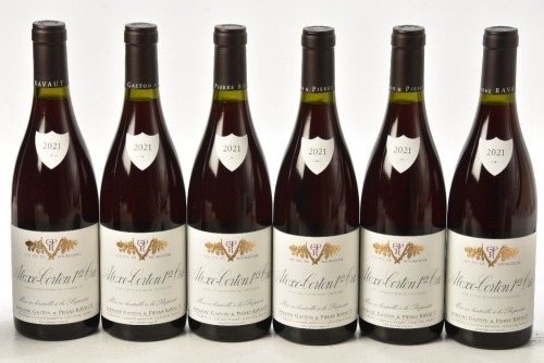Aloxe Corton 1er Cru 2021 Domaine Gaston & Pierre Ravaut 6 bts OCC In Bond