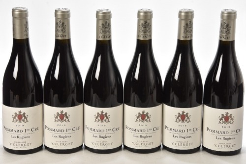 Pommard 1er Cru Les Rugiens 2019 Domaine Yvon Clerget 6 bts OCC In Bond