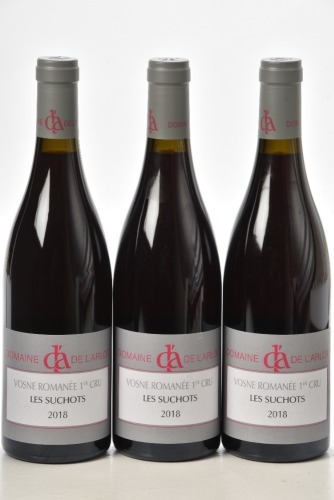 Vosne Romanee 1er Cru Les Suchots 2018 Domaine de L'Arlot 3 bts IN BOND