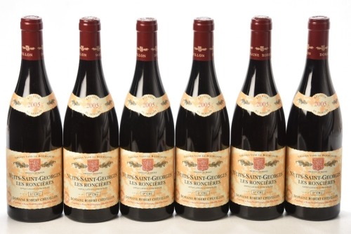 Nuits Saint Georges 1er Cru Les Roncieres 2005 Domaine Robert Chevillon 6 bts OCC In Bond