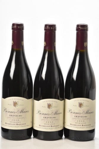 Bonnes Mares Grand Cru 2015 Domaine Hudelot Baillet 3 bts IN BOND