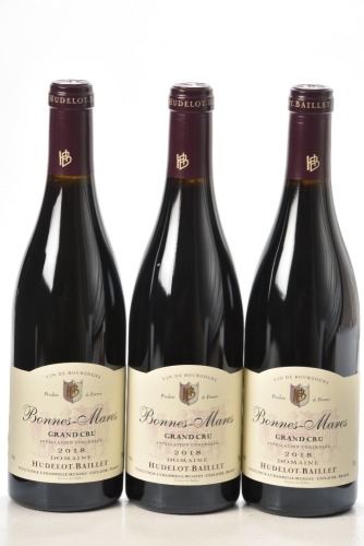 Bonnes Mares Grand Cru 2018 Domaine Hudelot Baillet 3 bts In Bond