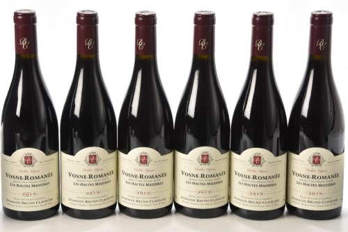 Vosne Romanee 1er Cru Les Hautes Maizieres 2019 Domaine Bruno Clavelier 6 bts OCC In Bond