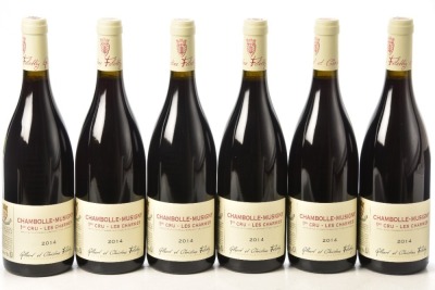 Chambolle Musigny 1er Cru Les Charmes 2014 Domaine Felettig 6 bts OCC In Bond