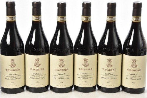 Barolo Bricco delle Viole 2014 G.D. Vajra 6 bts OCC In Bond
