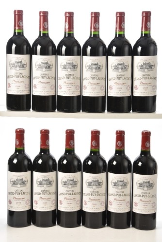 Chateau Grand Puy Lacoste 2008 Pauillac 12 bts OWC
