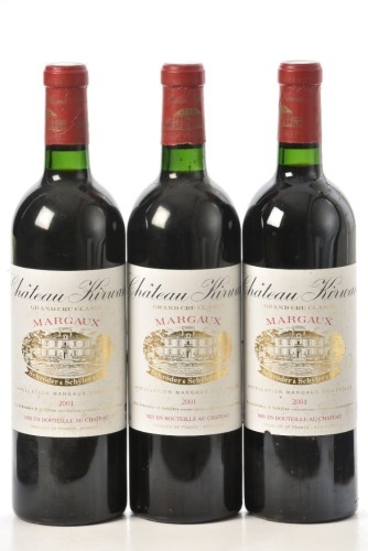 Chateau Kirwan Margaux 2001 3 bts