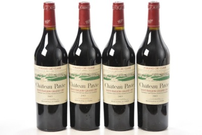 Chateau Pavie Saint Emilion GCC 2003 4 bts