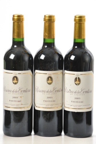 Reserve de la Comtesse Pauillac 2005 3 bts