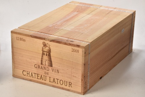 Chateau Latour 2008 Pauillac 12 bts OWC In Bond Chateau Banded