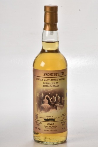 Prohibition Lawless Bunnahabhain 1990 19 yr old Bt 18/292