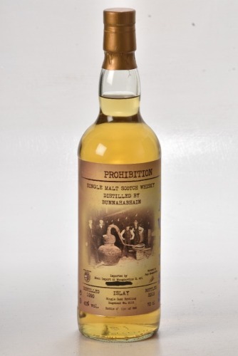 Prohibition Lawless Bunnahabhain 1990 19 yr old Bt 116/292