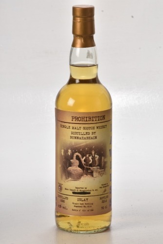 Prohibition Lawless Bunnahabhain 1990 19 yr old Bt 24/292