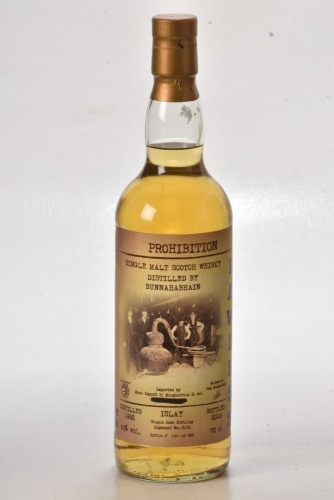 Prohibition Lawless Bunnahabhain 1990 19 yr old Bt 249/292