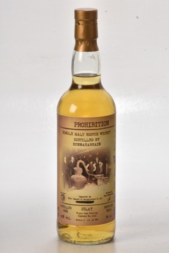 Prohibition Lawless Bunnahabhain 1990 19 yr old Bt 119/292