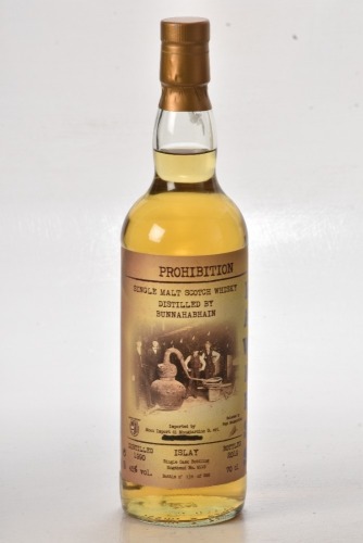 Prohibition Lawless Bunnahabhain 1990 19 yr old Bt 120/292
