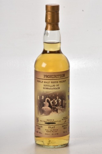 Prohibition Lawless Bunnahabhain 1990 19 yr old Bt 260/292