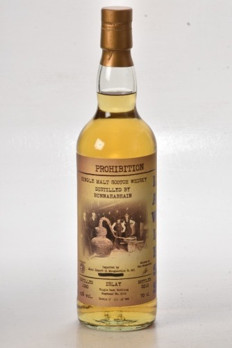 Prohibition Lawless Bunnahabhain 1990 19 yr old Bt 111/292