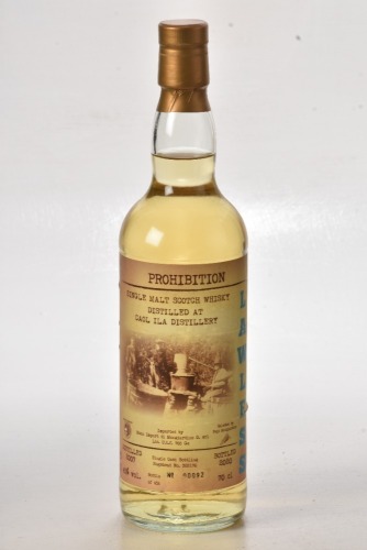 Prohibition Lawless Caol Isla 2007 13 yr old Bt 00093/456