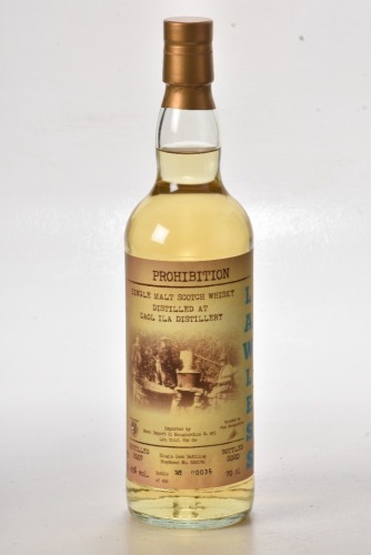 Prohibition Lawless Caol Isla 2007 13 yr old Bt 00036/456 In Bond