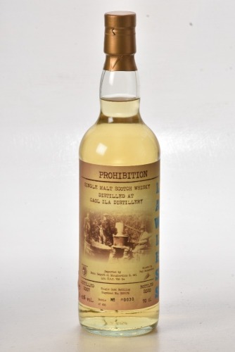 Prohibition Lawless Caol Isla 2007 13 yr old Bt 00030/456 In Bond