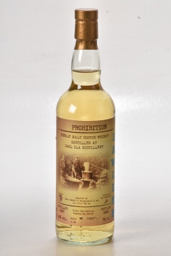 Prohibition Lawless Caol Isla 2007 13 yr old Bt 00031/456 In Bond