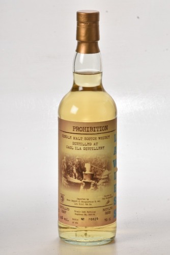 Prohibition Lawless Caol Isla 2007 13 yr old Bt 00029/456 In Bond