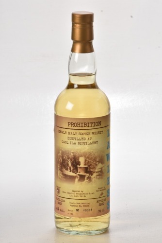 Prohibition Lawless Caol Isla 2007 13 yr old Bt 00305/456 In Bond