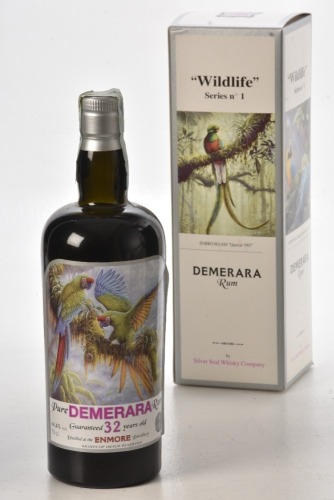 Silver Seal Enmore 1977 Demerara Rum 32 Yr Old 64.4% Vol 70 Cl 1 bt Presentation Box In Bond