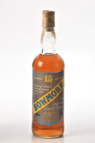 Bowmore 1971 15 yr old 40% vol 70cl Italian import strips 1 bt