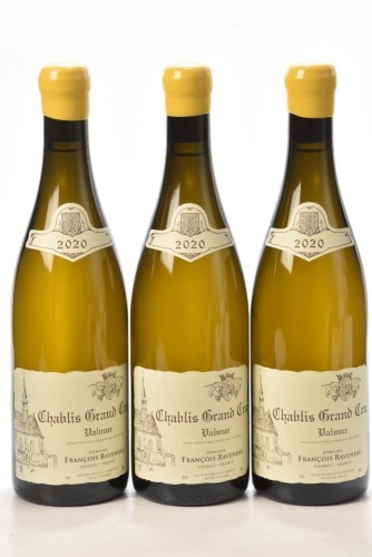 Chablis Grand Cru Valmur 2020 Domaine Francois Raveneau 3 bts