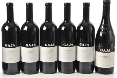 Barbaresco Gaja 1994 1 bt Conteisa Angelo Gaja 2009 5bts above 6 bts