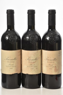 Barolo Bussia Prunotto 1985 3 bts